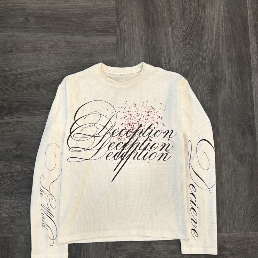 white deceiver long sleeve
